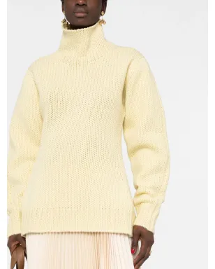 Jil Sander オープンバックハイネックジャンパー - サムネイル5