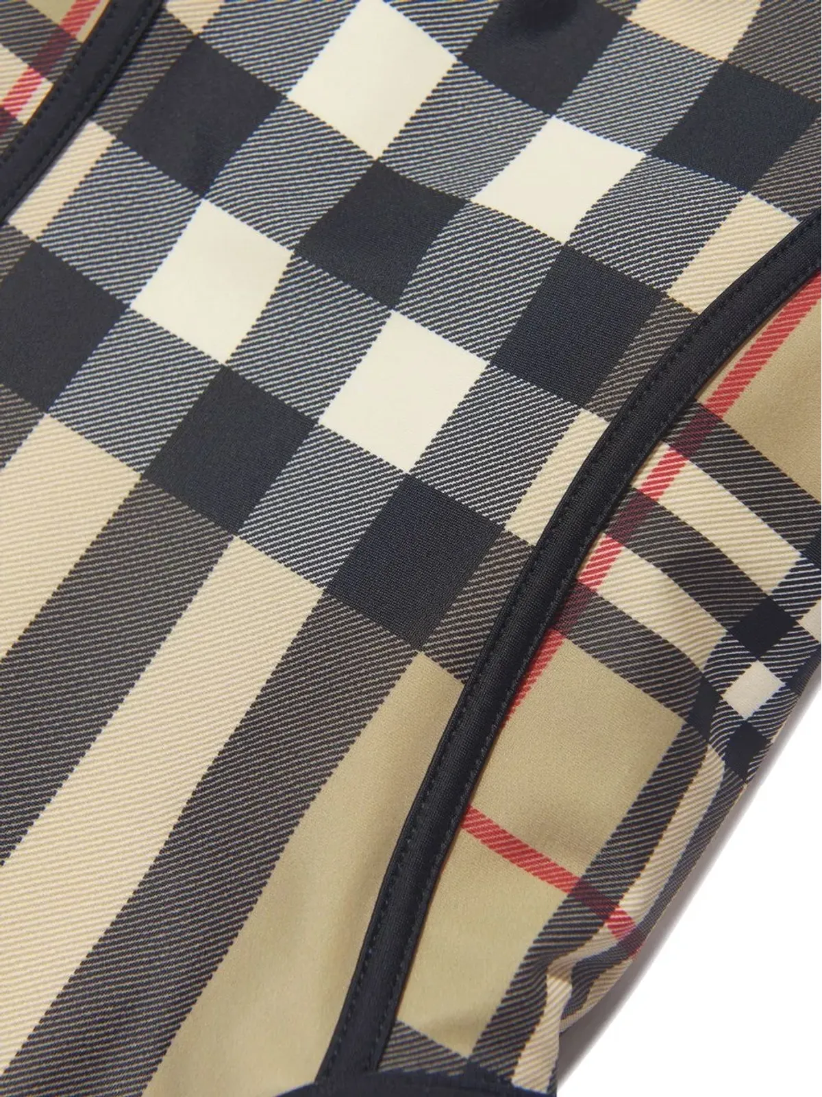 Burberry Kids コントラストチェック水着 - 画像3