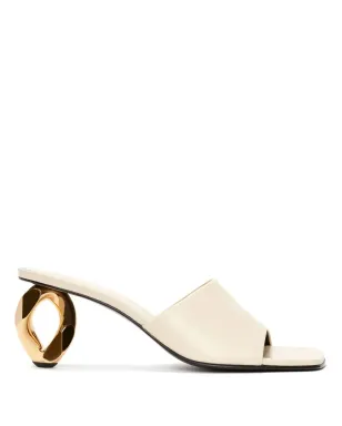 JW Anderson チェーンヒールレザーサンダル - サムネイル1