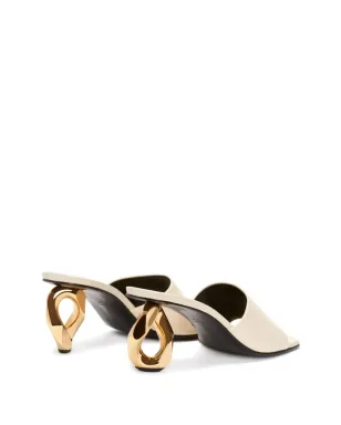 JW Anderson チェーンヒールレザーサンダル - サムネイル3