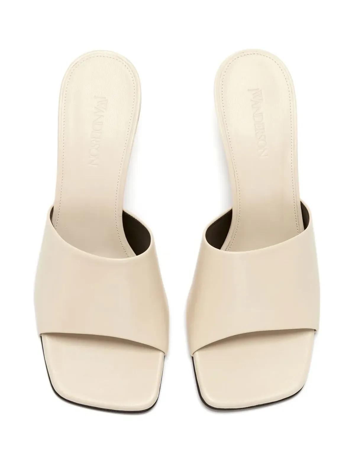 JW Anderson チェーンヒールレザーサンダル - 画像4