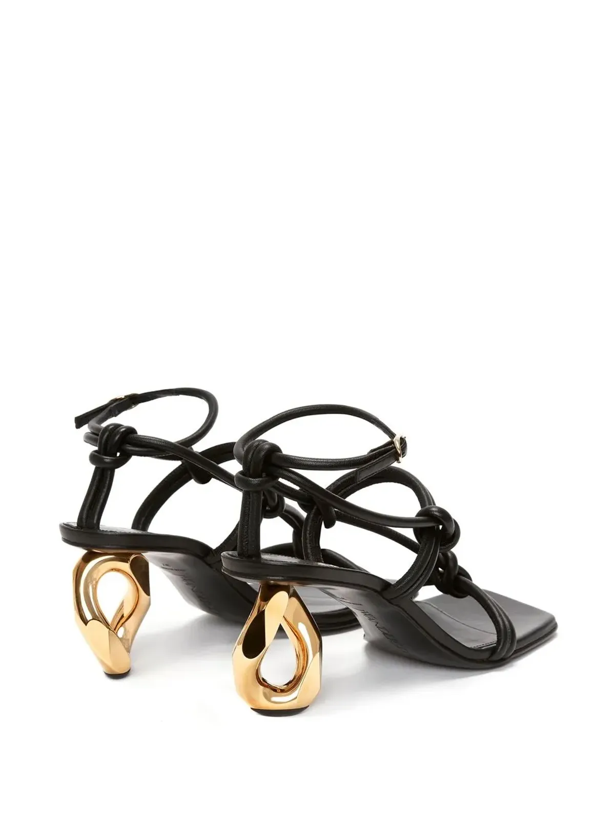JW Anderson チェーンヒールストラップサンダル - ブラック - 画像3