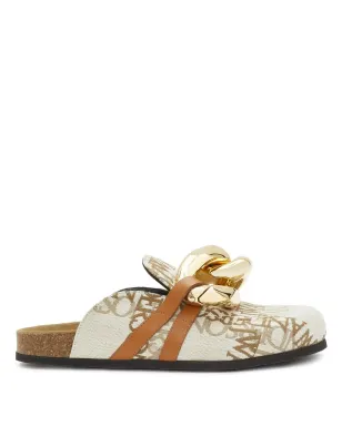 JW Anderson チェーンロゴ・グリッド ミュール - サムネイル1