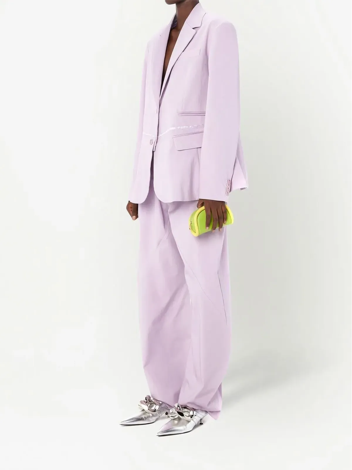 JW Anderson チェーンレザー ミュール - 画像5
