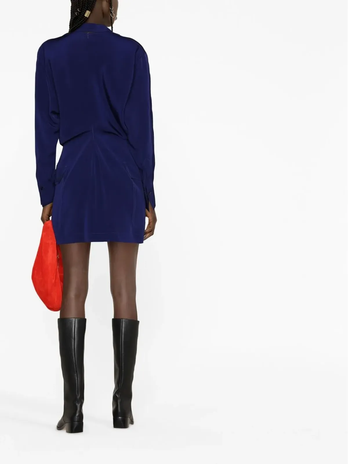Victoria Beckham フラップポケット付きミニドレス - 画像3