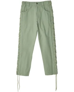 Eckhaus Latta レースアップストレートパンツ - サムネイル1