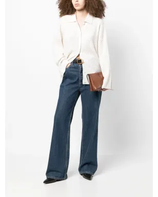Reformation Fantino カシミア混カラー付きカーディガン - サムネイル2