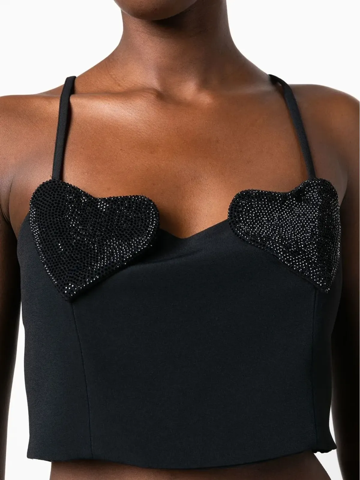 Blumarine ハートパッチ クロップトップ - 画像5