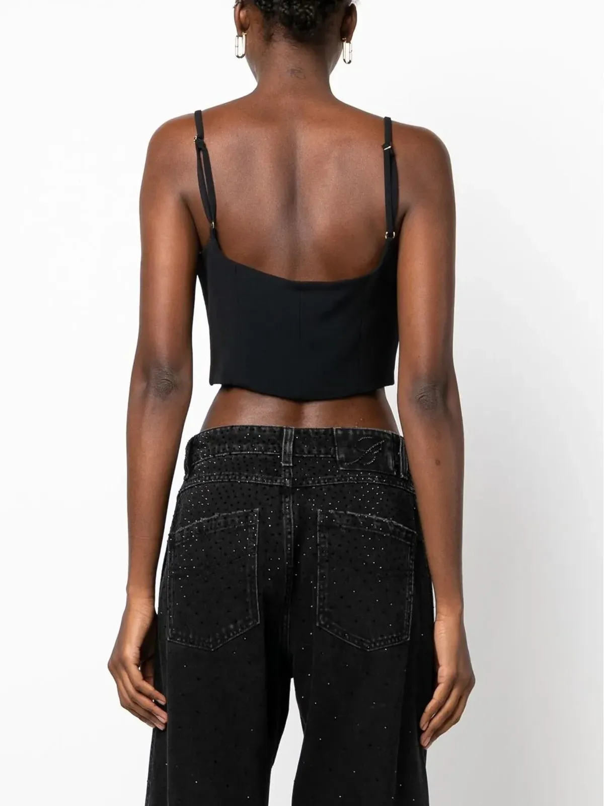 Blumarine ハートパッチ クロップトップ - 画像4