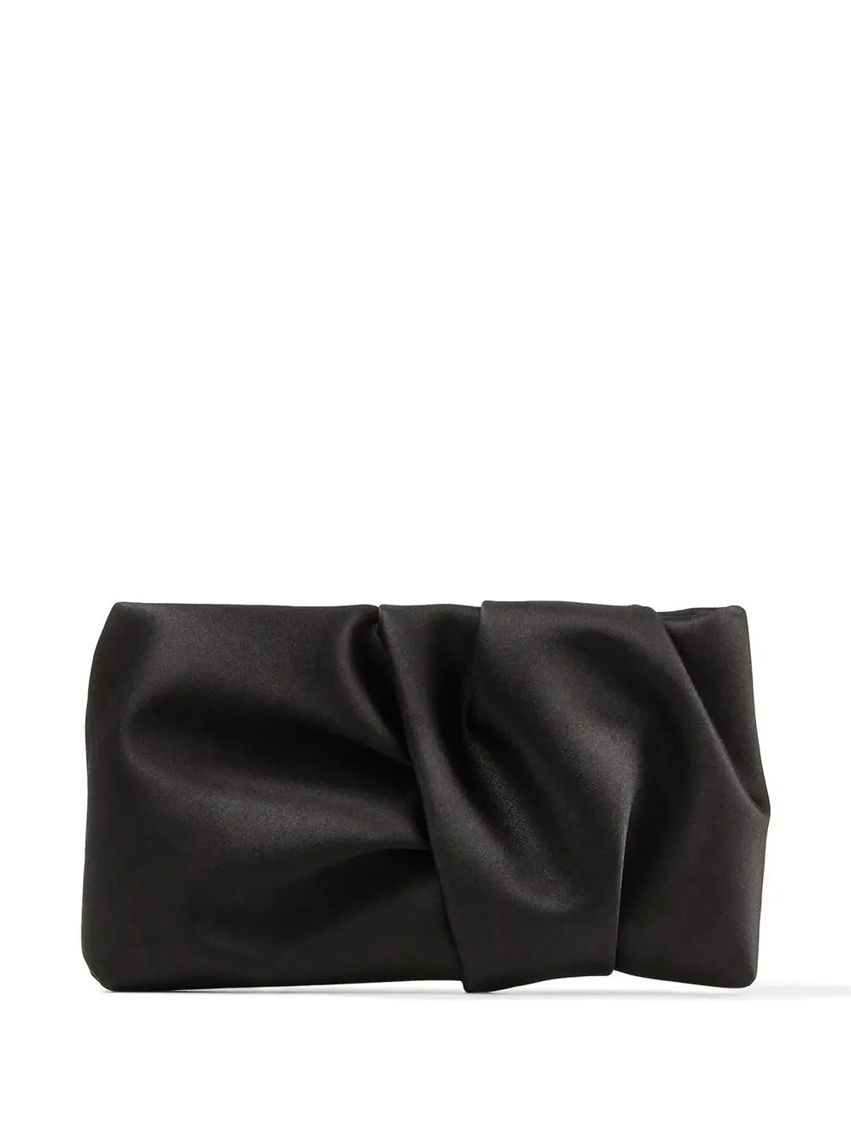 Jimmy Choo ボニー ルシュド クラッチ ブラック - 画像1