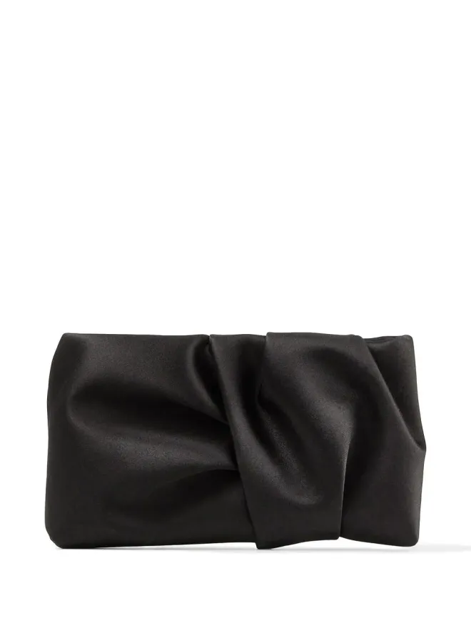 Jimmy Choo Jimmy Choo ボニー ルシュド クラッチ ブラックの商品画像