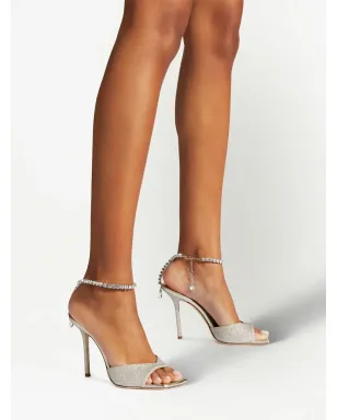 Jimmy Choo サエダ サンダル - ゴールド - サムネイル4