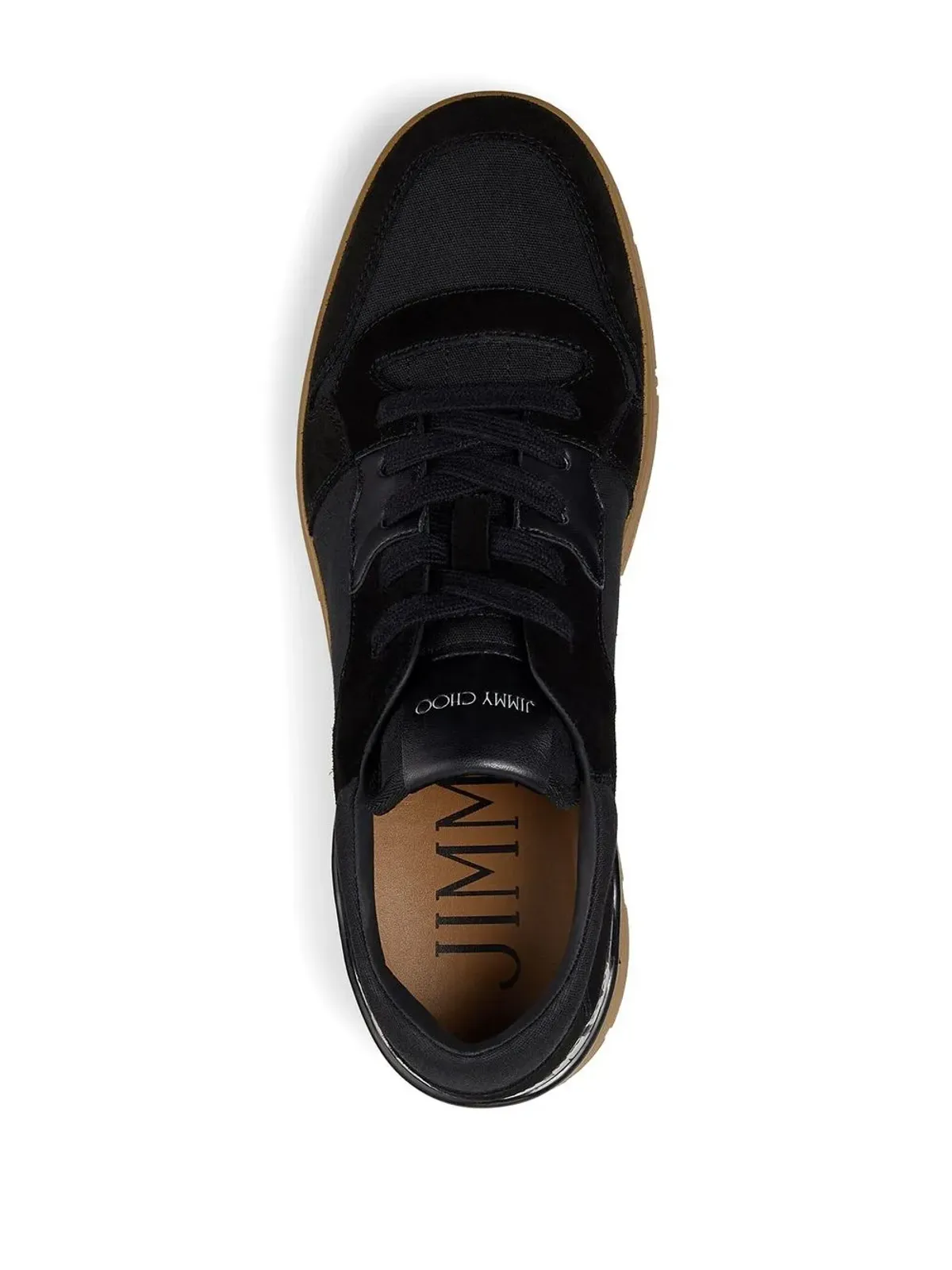 Jimmy Choo フロレント ロートップスニーカー ブラック - 画像4
