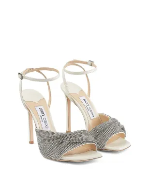 Jimmy Choo Naria クリスタルメッシュサンダル - サムネイル2