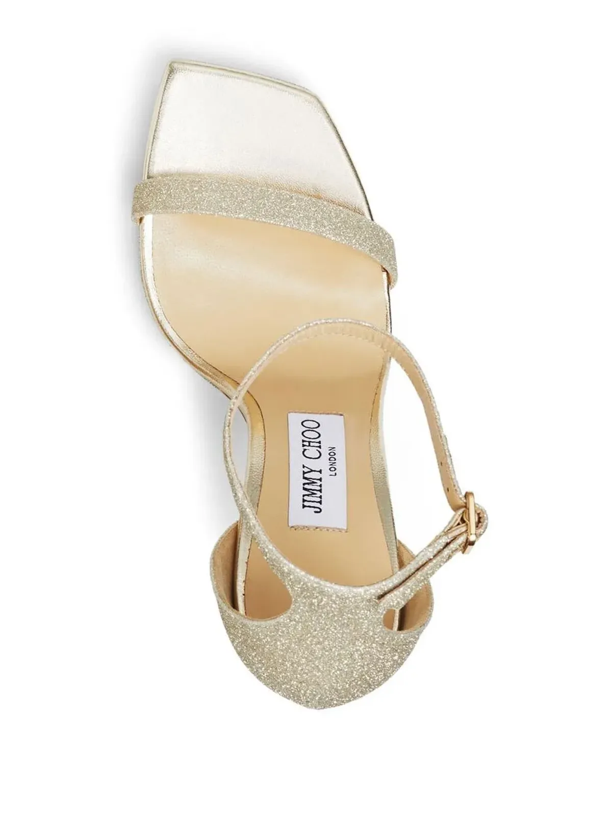Jimmy Choo アルヴァ グリッターサンダル - 画像4