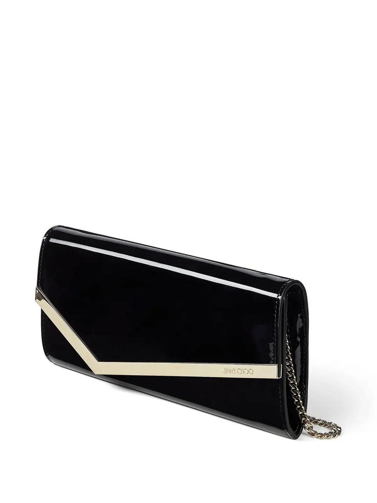 Jimmy Choo エミー パテントレザー クラッチバッグ - 画像3