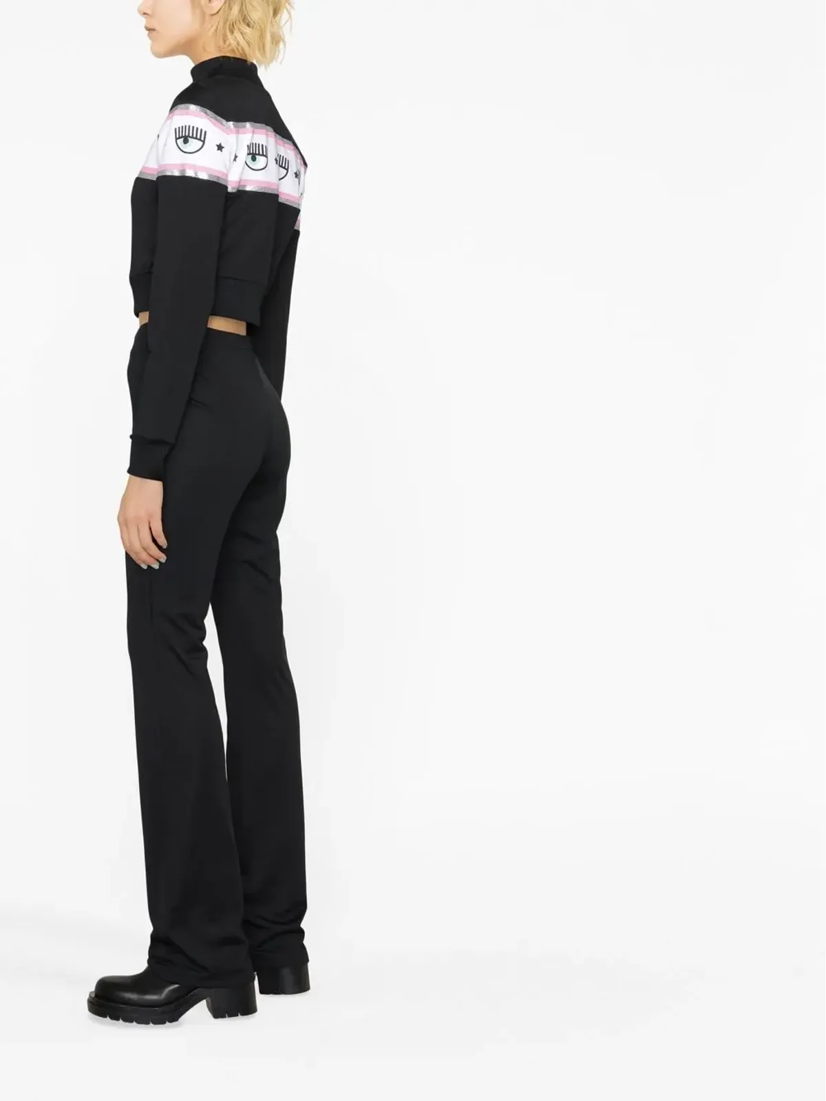 Chiara Ferragni アイモチーフパンツ - Black - 画像3