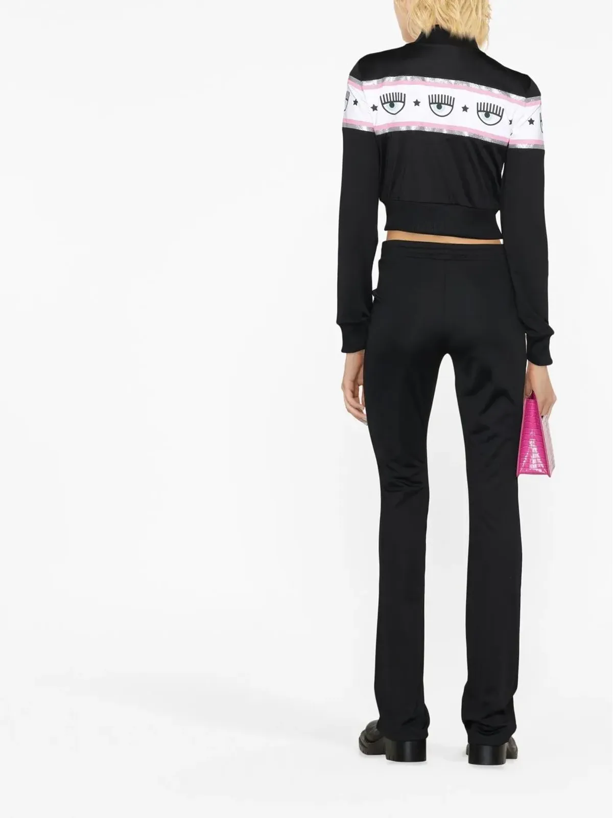 Chiara Ferragni アイモチーフパンツ - Black - 画像4