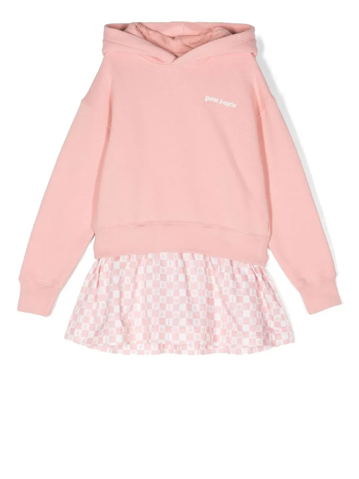 Palm Angels Kids フード付き長袖ワンピース - 画像1