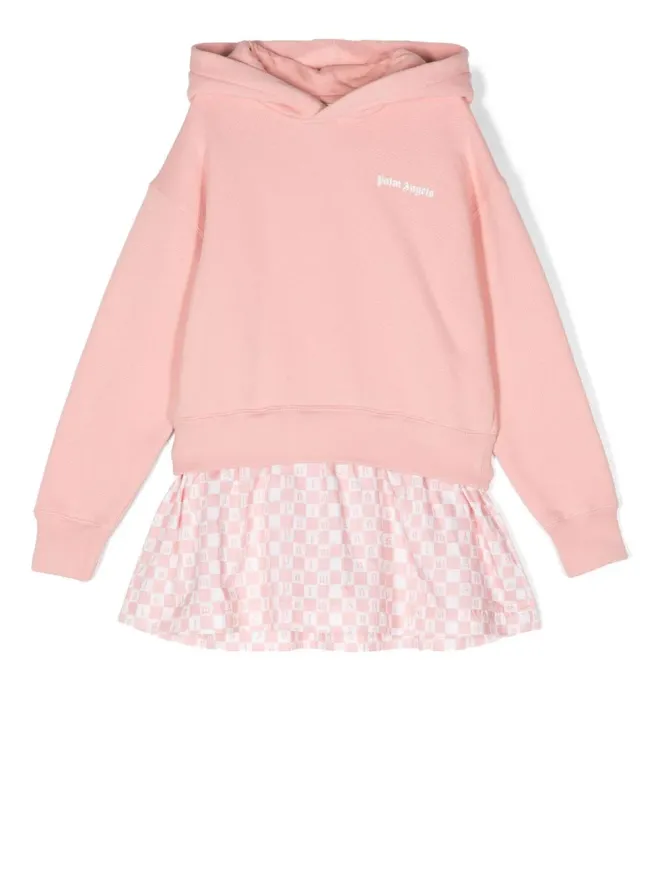 Palm Angels Kids Palm Angels Kids フード付き長袖ワンピースの商品画像