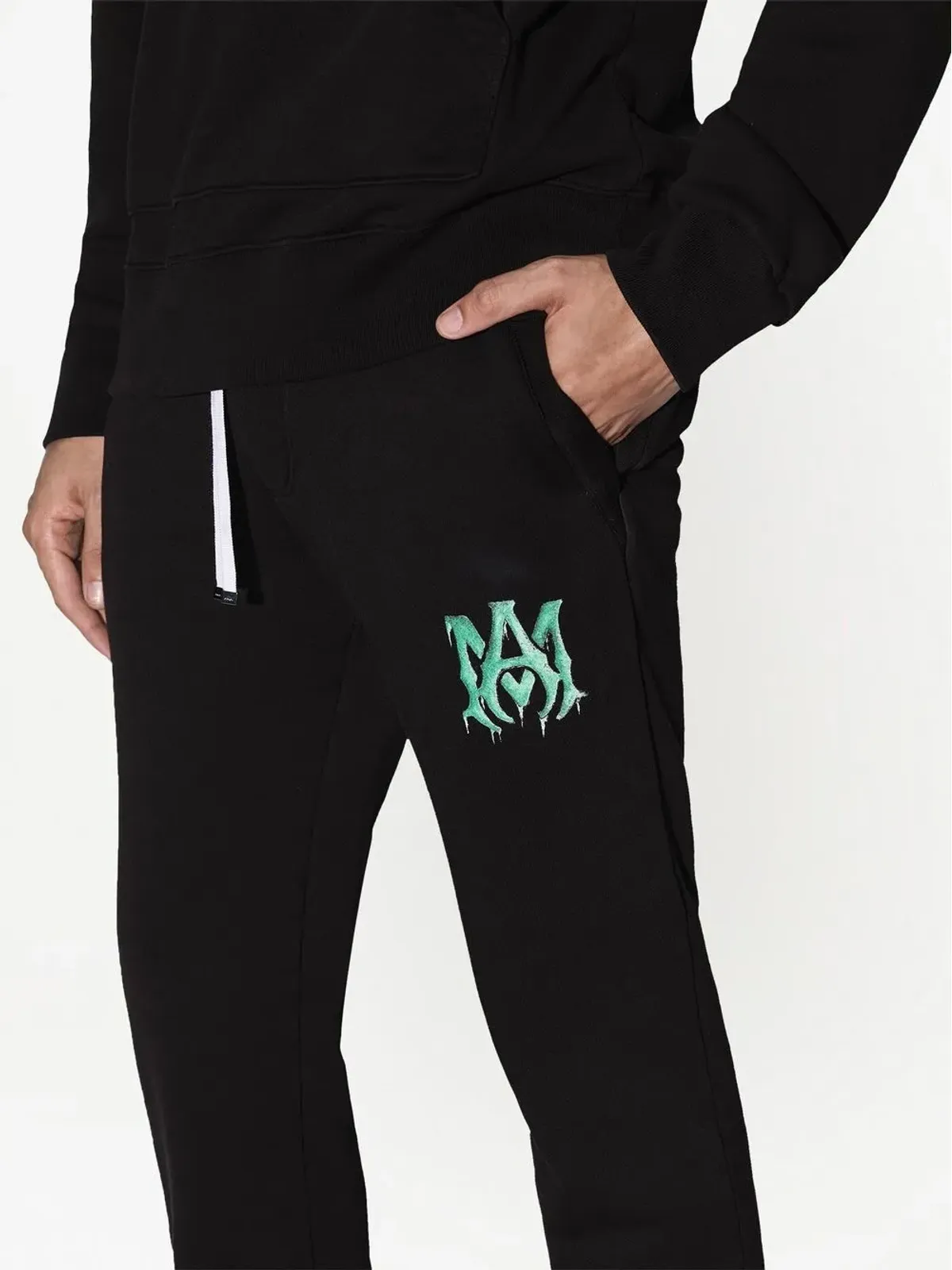 AMIRI ロゴモチーフ オーガニックコットン トラックパンツ - 画像5