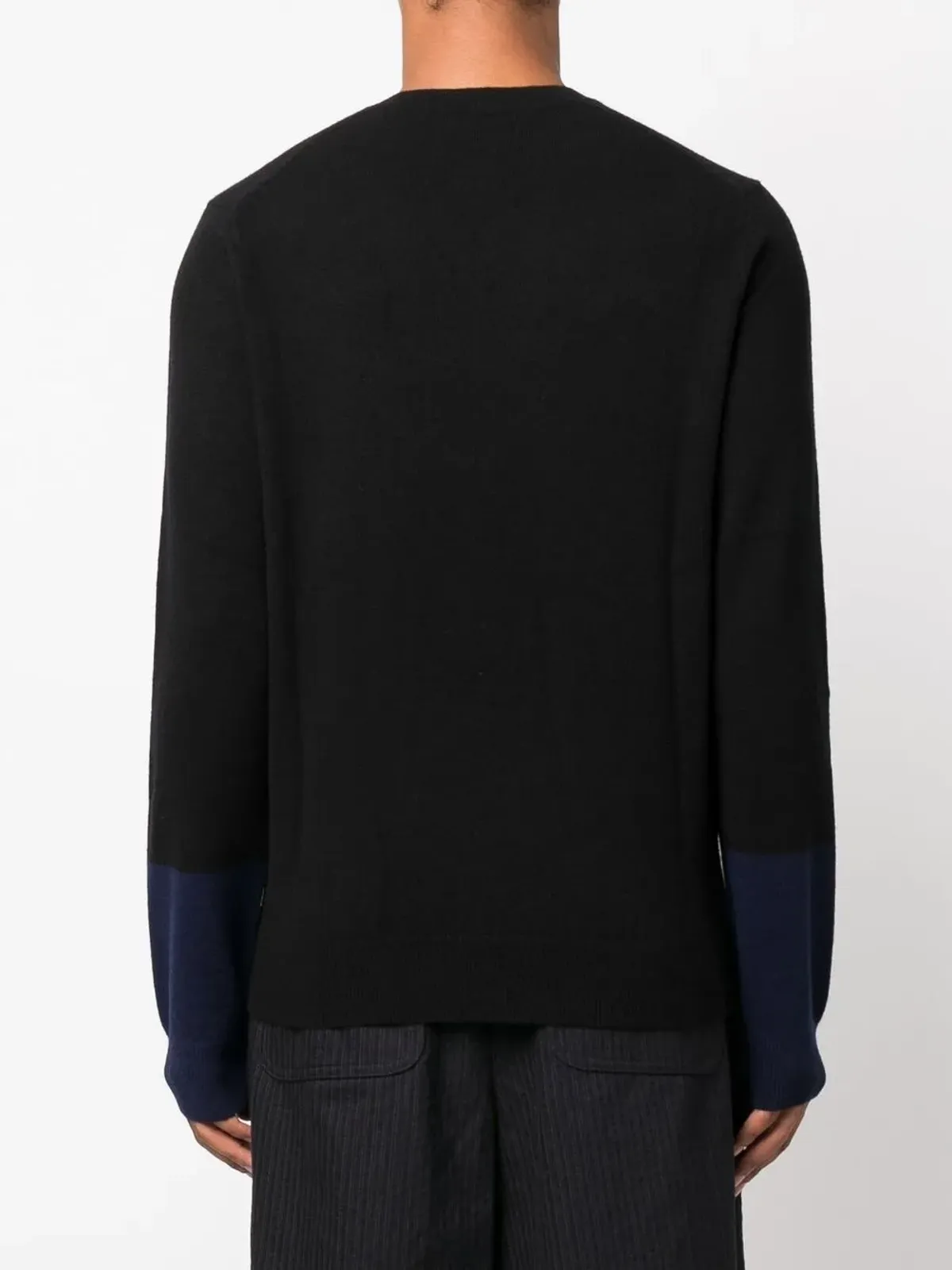 Comme Des Garçons Shirt Vネック長袖ニットジャンパー - 画像4
