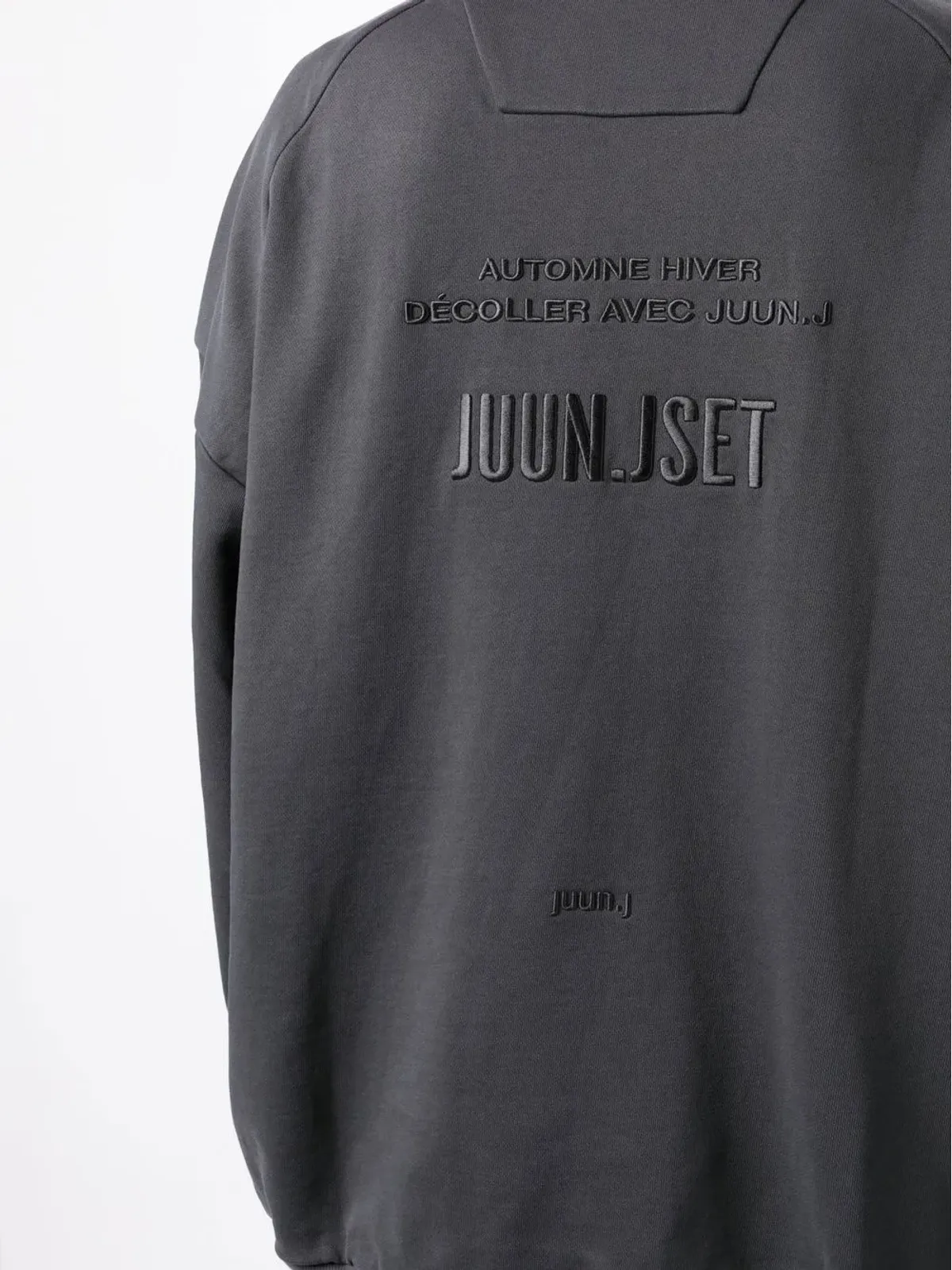 Juun.J ロゴプリント コットン スウェットシャツ - 画像5