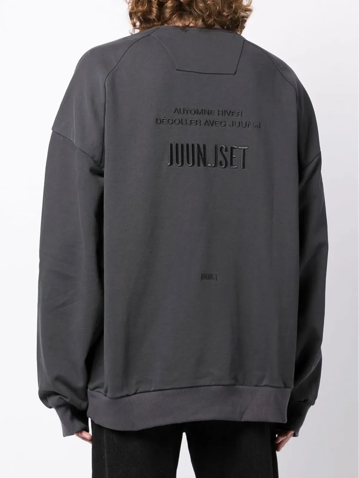 Juun.J ロゴプリント コットン スウェットシャツ - 画像4