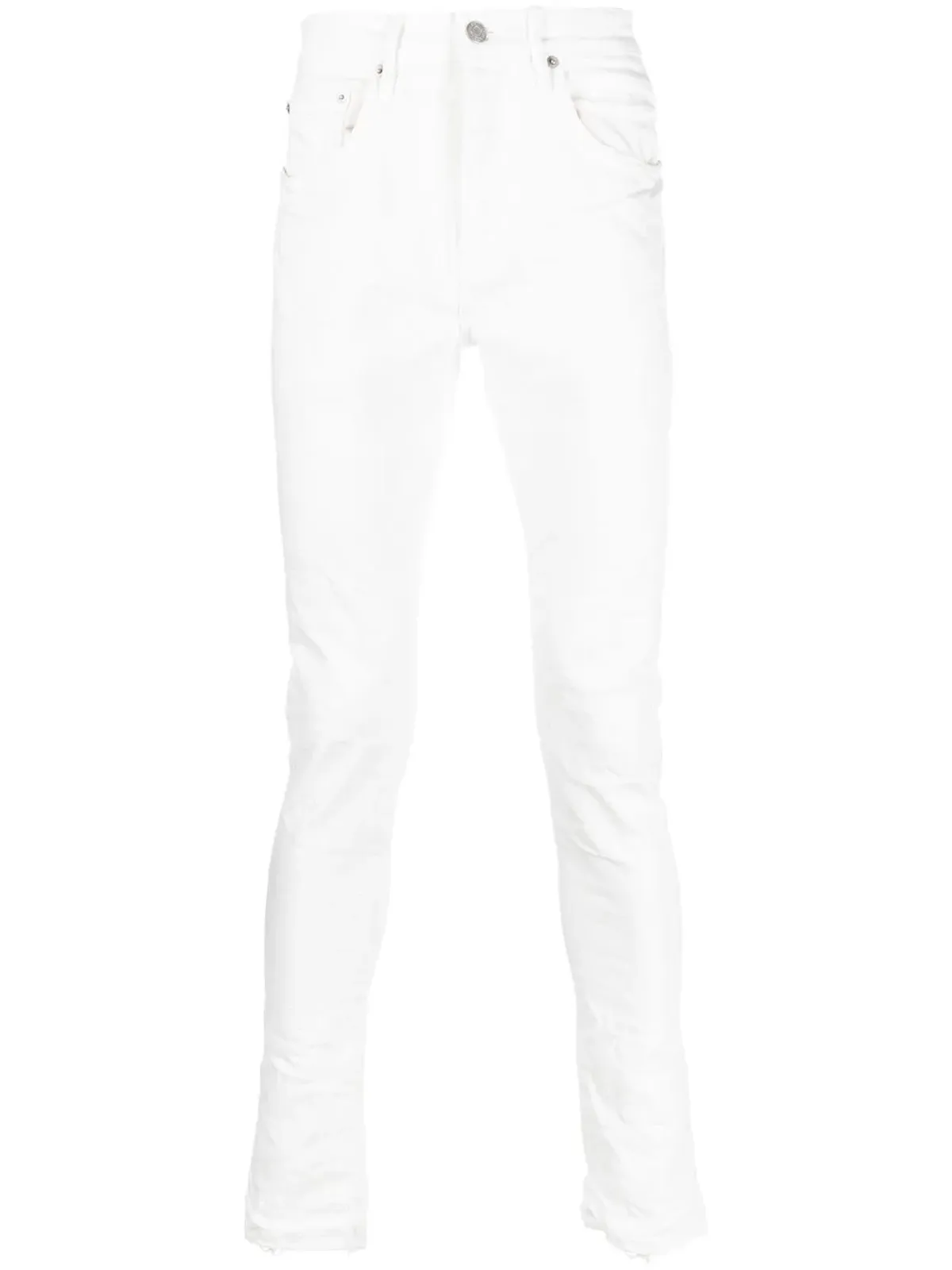Purple Brand ロゴパッチ・スキニーカットジーンズ - 画像1
