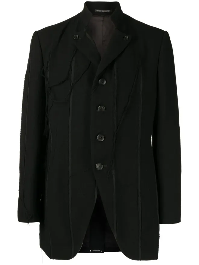 YOHJI YAMAMOTO Yohji Yamamoto ボタンアップ長袖ブレザーの商品画像