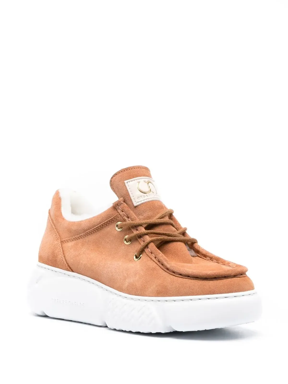 Casadei シェアリングライニング入りミッドトップスニーカー - 画像2