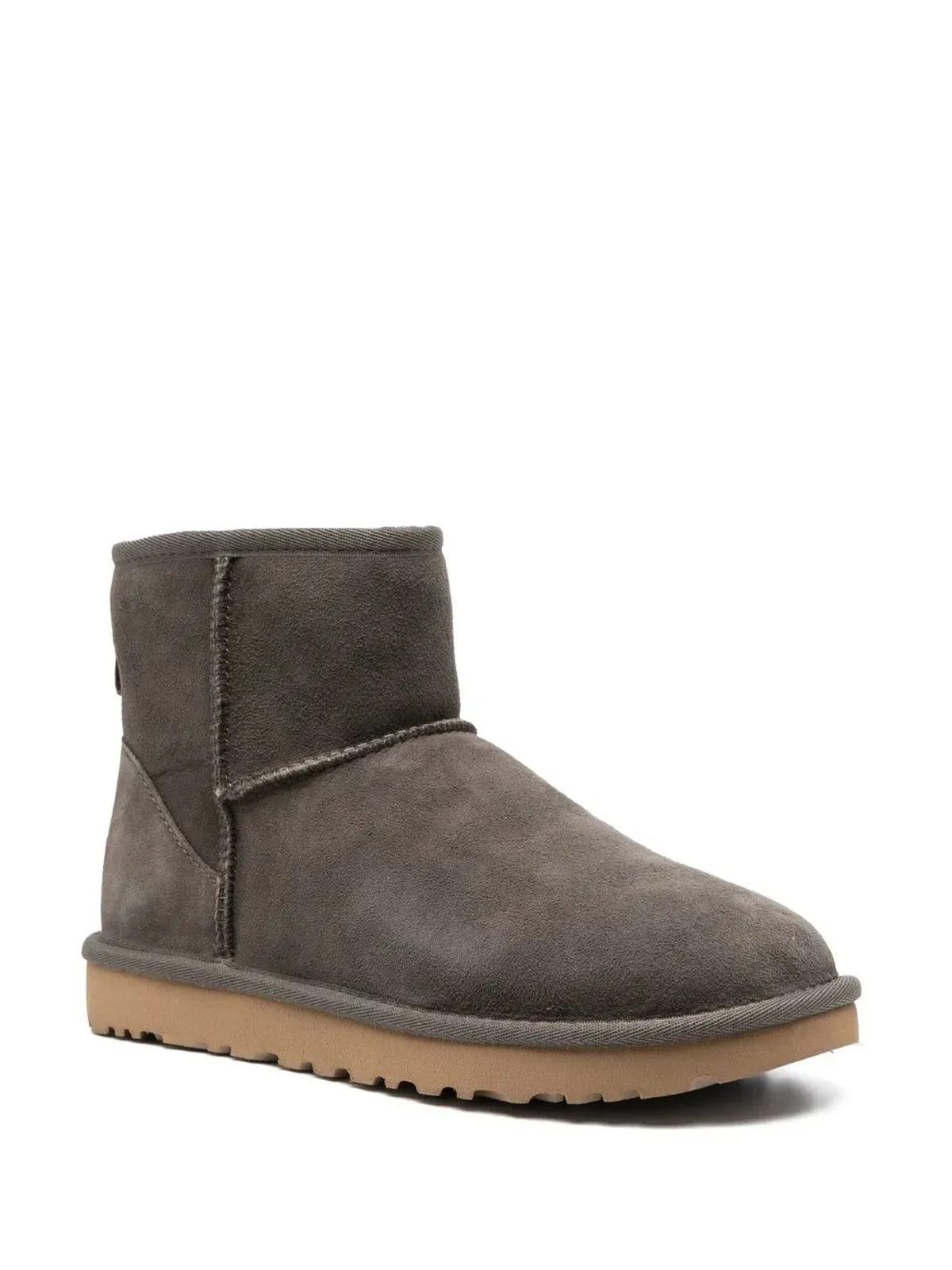 UGG クラシックミニII シアリング アンクルブーツ - 画像2