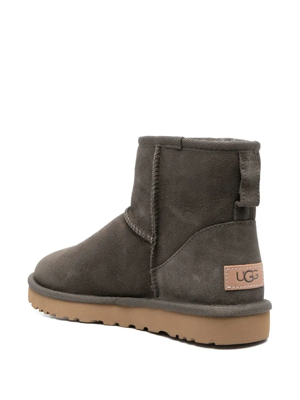 UGG クラシックミニII シアリング アンクルブーツ - 画像3