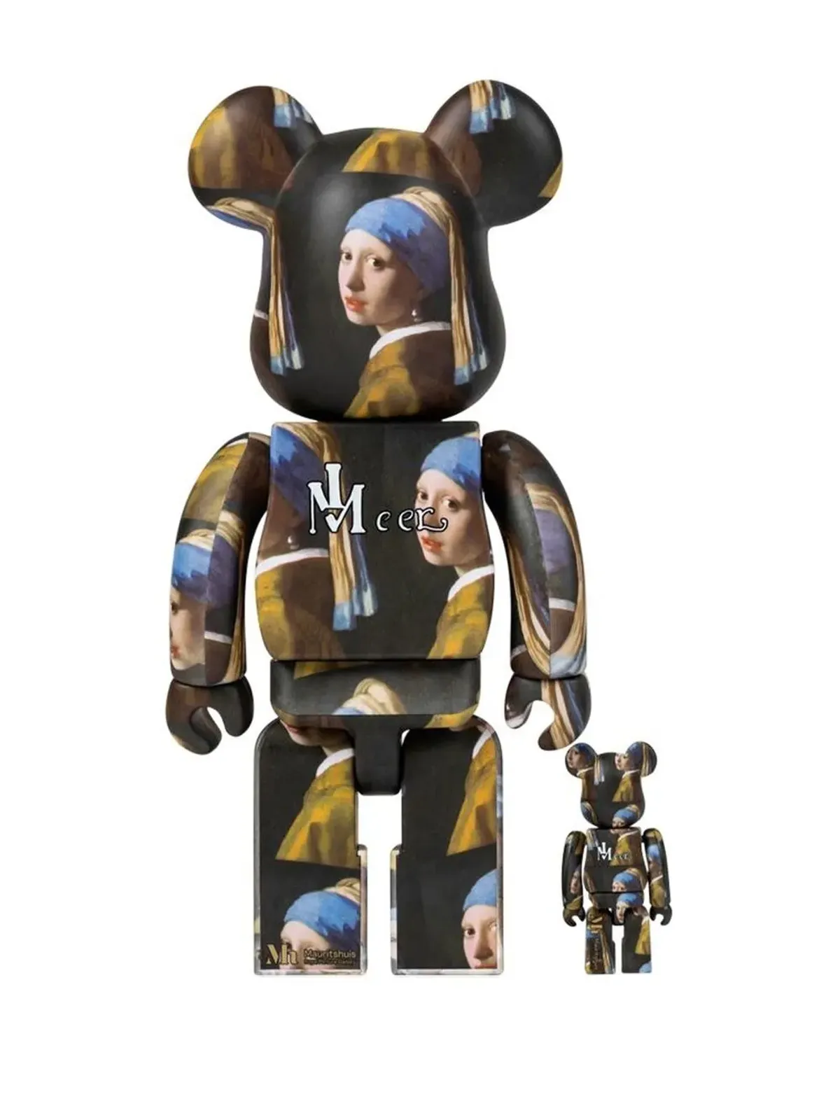 MEDICOM TOY BE@RBRICK ヨハネス・フェルメール フィギュアセット ブラック - 画像2
