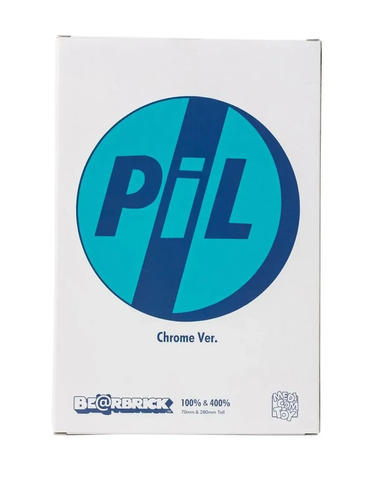 MEDICOM TOY Public Image Limited Chrome BE@RBRICK フィギュアセット（ホワイト） - 画像4
