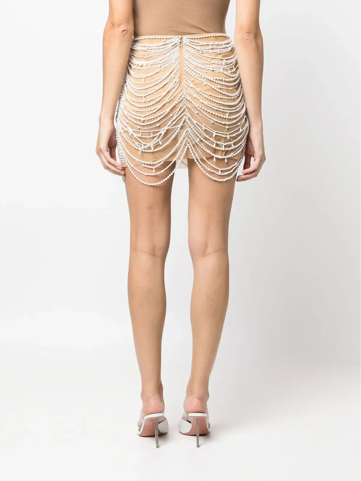 Blumarine パール装飾スカート - 画像4