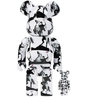 MEDICOM TOY × Brandalism Highwayman BE@RBRICK フィギュアセット - White - サムネイル1