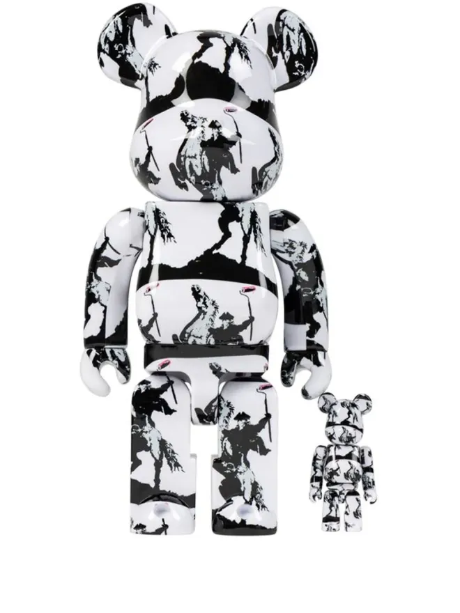 MEDICOM TOY MEDICOM TOY × Brandalism Highwayman BE@RBRICK フィギュアセット - Whiteの商品画像