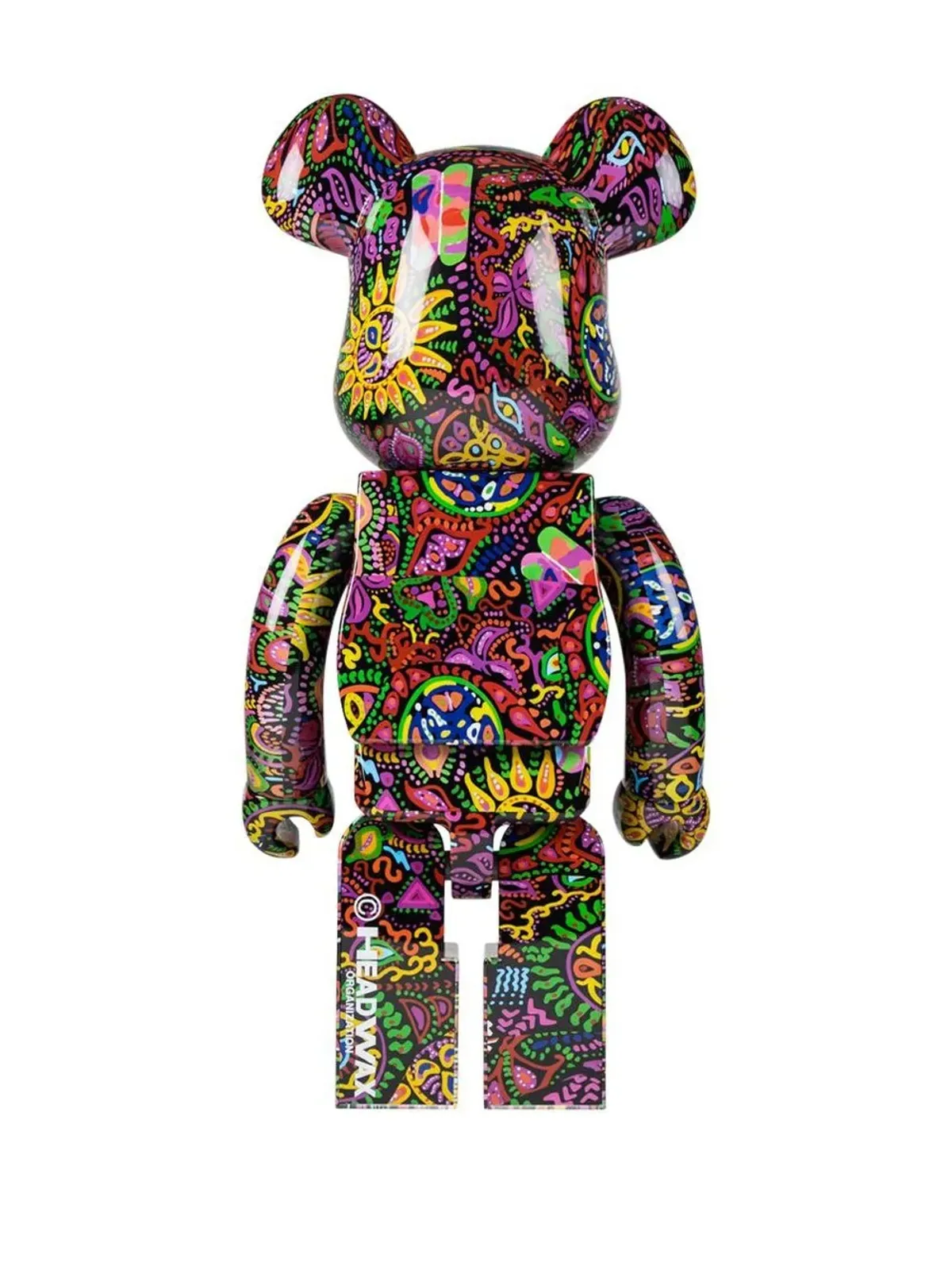 MEDICOM TOY Psychedelic Paisley BE@RBRICK 1000% フィギュア - 画像2