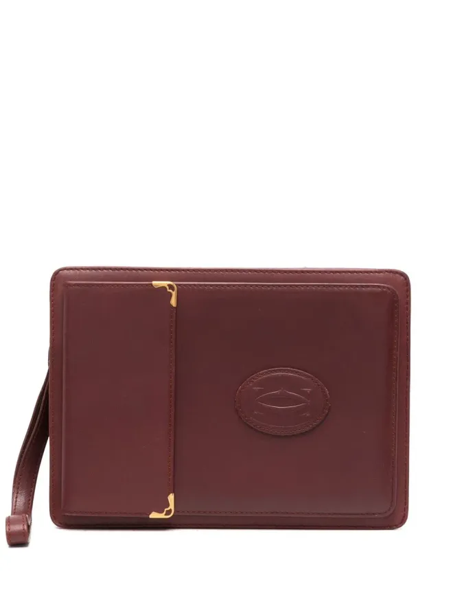 Cartier Cartier 2000s ビンテージ レザー クラッチバッグ - レッドの商品画像