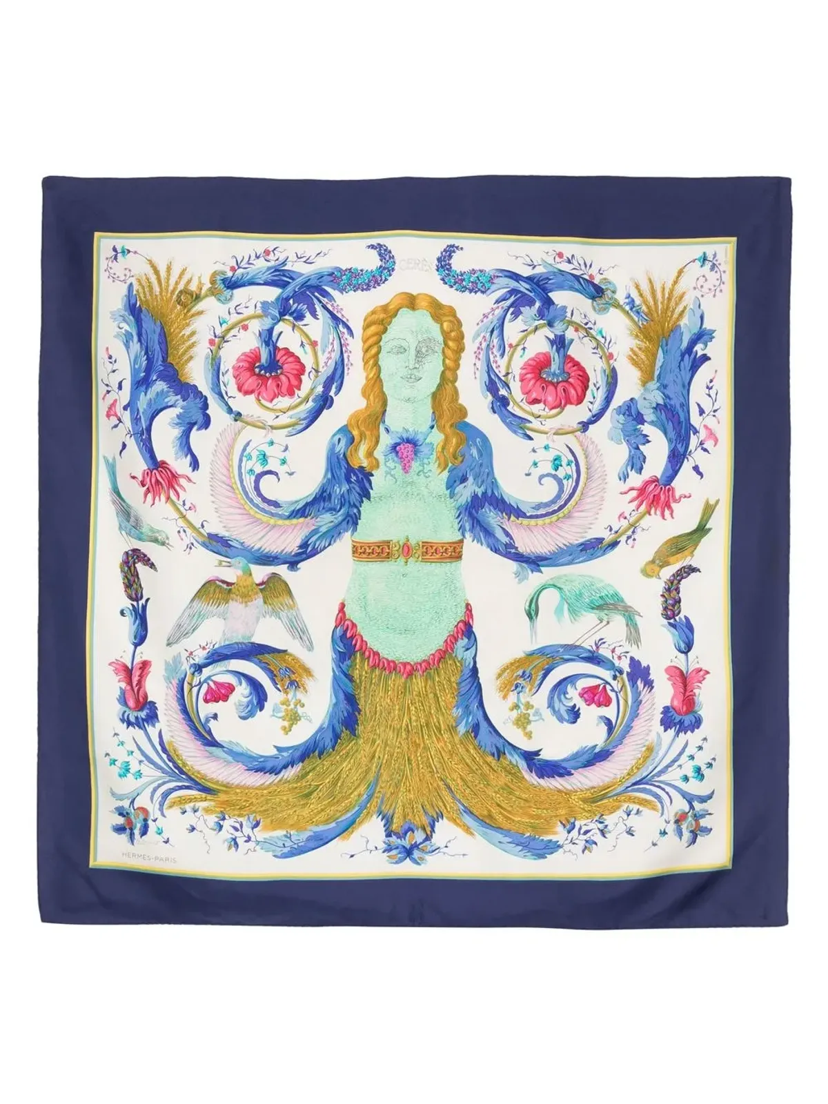 Hermès Pre-Owned セレス シルクスカーフ - 画像1