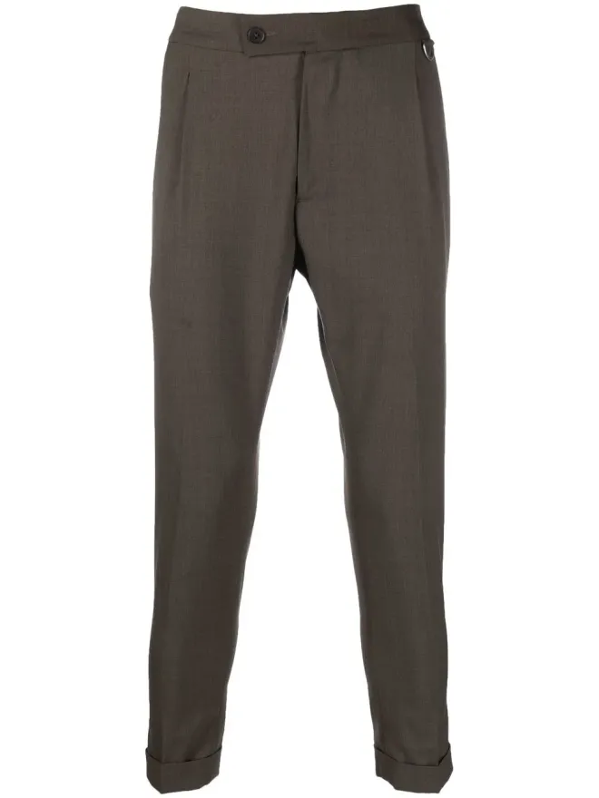 Low Brand Low Brand ストレートレッグ ウールブレンド トラウザーの商品画像
