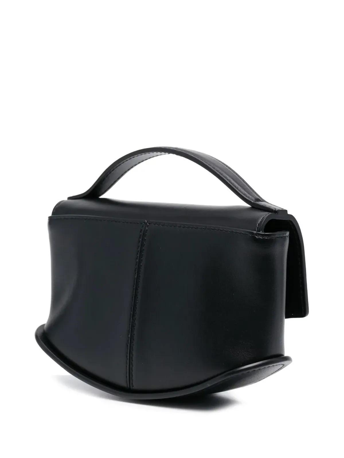 Durazzi Milano フリップロック レザー ショルダーバッグ - 画像3