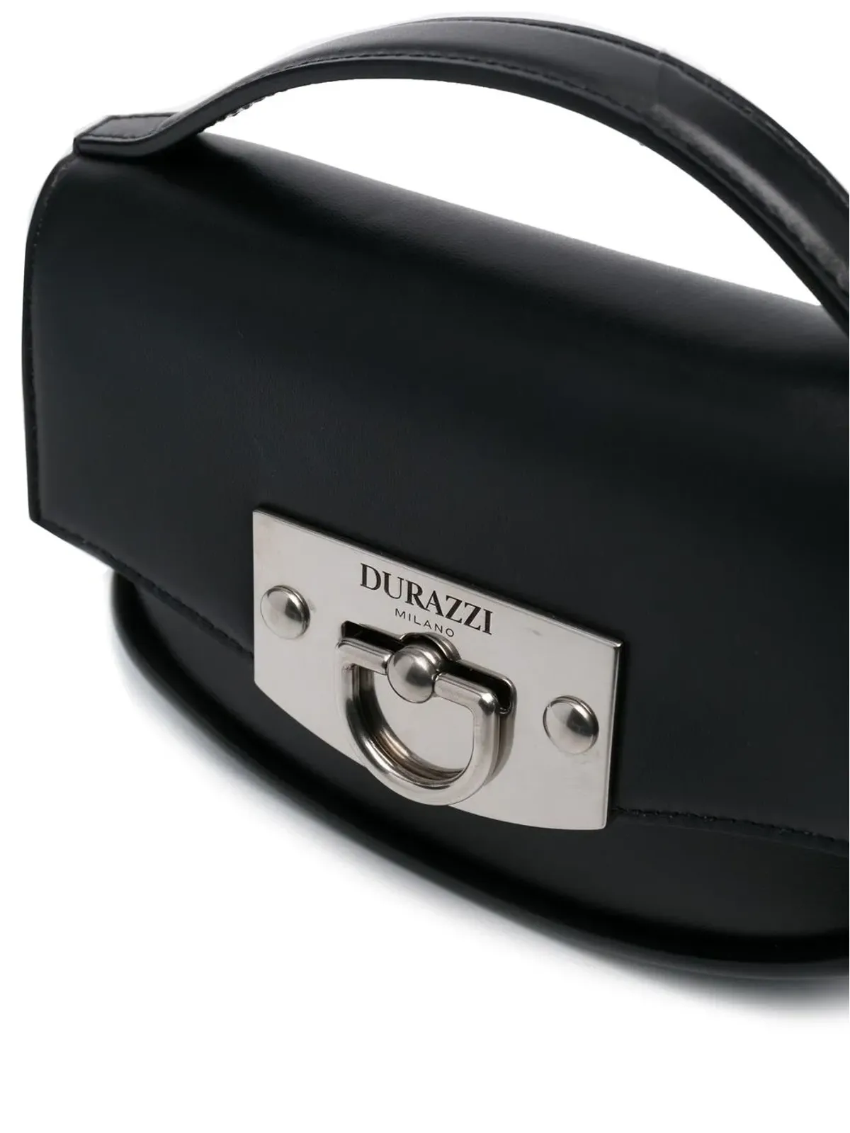 Durazzi Milano フリップロック レザー ショルダーバッグ - 画像4