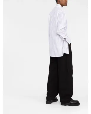 Maison Margiela 長袖ピンストライプ柄シャツ - サムネイル4