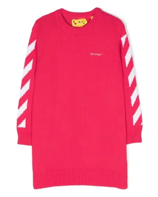 Off-White Kids アローズプリント長袖Tシャツドレス - サムネイル1