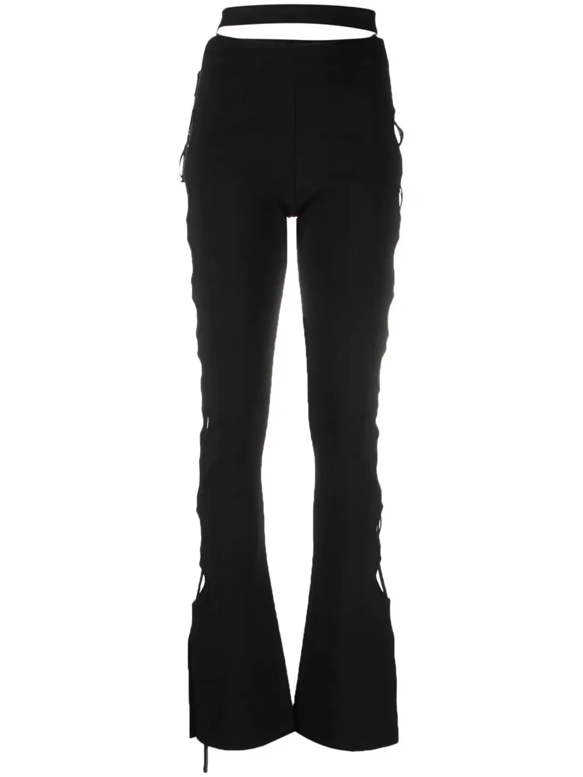 ANDREĀDAMO カットアウトフレアパンツ - 画像1