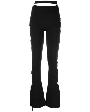 ANDREĀDAMO カットアウトフレアパンツ - サムネイル1