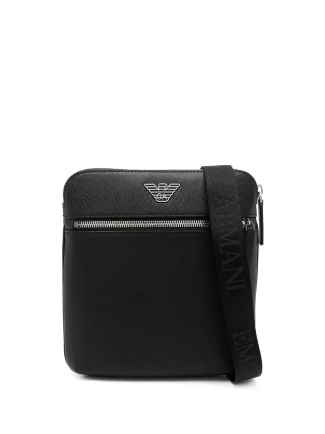 Emporio Armani Emporio Armani フェイクレザー メッセンジャーバッグの商品画像