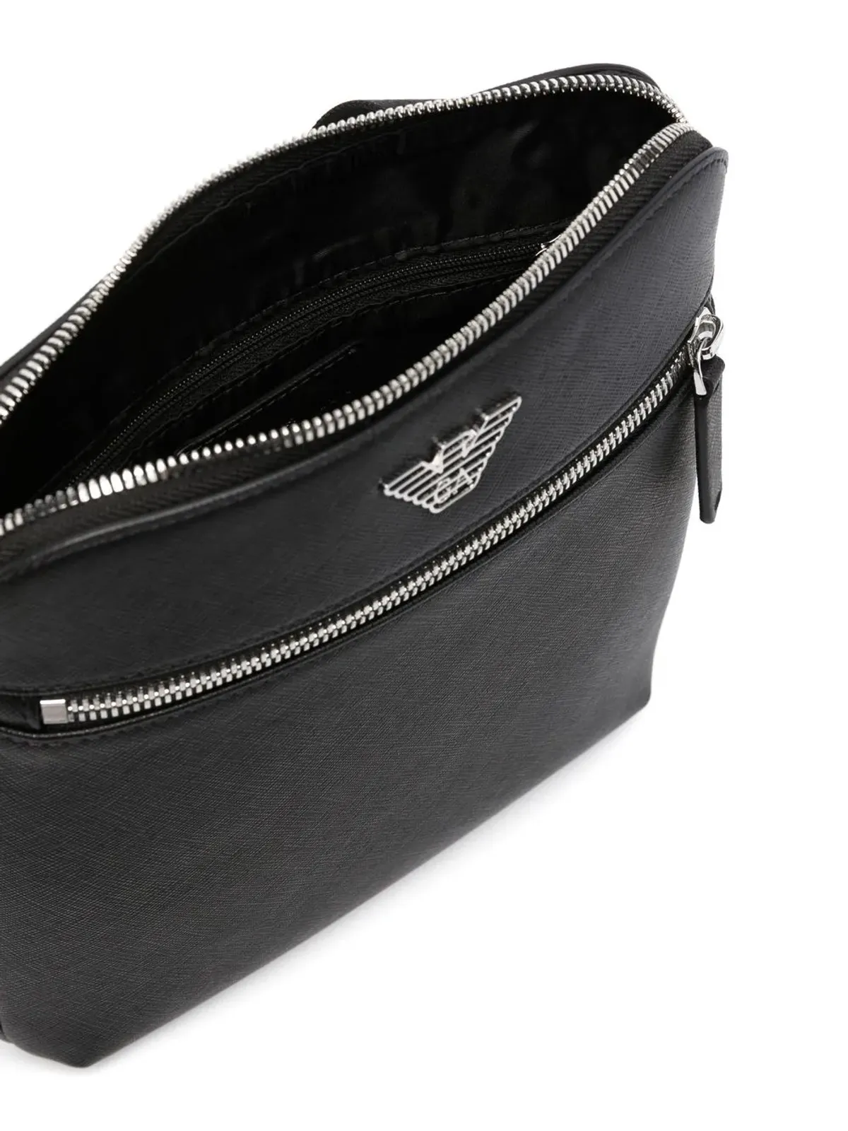 Emporio Armani フェイクレザー メッセンジャーバッグ - 画像5